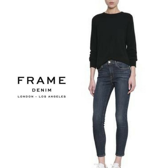frame le high skinny harvard